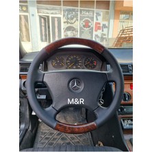 Mercedes E200 Kristal Maun Nokta  Kaplama Deri Direksiyon Kılıfı