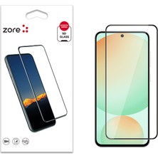 Goocamp Galaxy S24 Fe Zore Kenarları Kırılmaya Dayanıklı Cam Ekran Koruyucu - Siyah