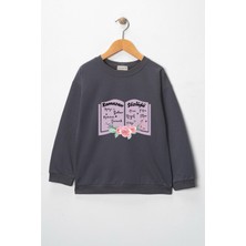 Dekim Moda Sweatshirt Kız Çocuk "ramazan Sözlüğü" Baskılı Pamuklu