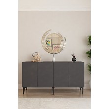 Ceneyra KA1525A - Lipa Konsol, Tv Sehpası ve Kahve Köşesi 150CM Antrasit