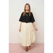 Loco Loco Kız Çocuk Süprem Önü Dantel Tshirt