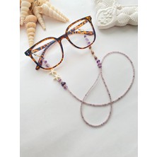 Likesun El Yapımı Doğaltaş Detaylı Kadın Gözlük Askısı