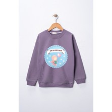 Dekim Moda Sweatshirt Kız Çocuk "kuran Okuyorum" Baskılı Pamuklu