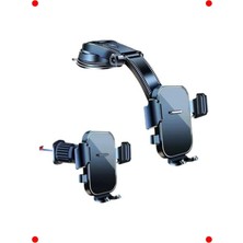 MarkEntegra Torpido Üstü Vakumlu Telefon Tutucu – 360° Ayarlanabilir