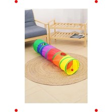 MarkEntegra Kedi Köpek Katlanır Gökkuşağı Oyun Tüneli