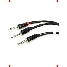 MarkEntegra 1.5 Metre 6.3mm Stereo - 2x 6.3mm Jak Kablosu