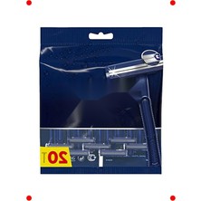 MarkEntegra Kullan At Erkek Tıraş Bıçağı Seti - 20 Adet