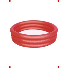 MarkEntegra 3 Halkalı Şişme Çocuk Havuzu Kırmızı Renk