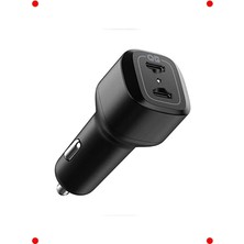 MarkEntegra 65W Çift Port Usb-C Araç Şarj Aleti Pps Destekli