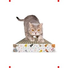 MarkEntegra Doğal Karton Kedi Tırmalama Tahtası 47X17 cm 2'li Set