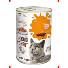 MarkEntegra Ördek ve Hindi Kedi Yaş Maması (10 Adet, 400G)