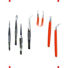 MarkEntegra 7 Parça Fesyonel Antistatik Cımbız Seti - Tar Kiti