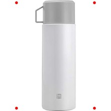 MarkEntegra Paslanmaz Çelik Termos Mra 1 Litre, Beyaz