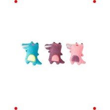 MarkEntegra Peluş Kertenkele Figürlü Kedi Oyuncağı 9 cm