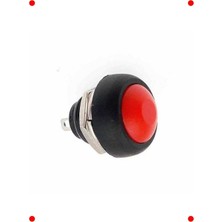 MarkEntegra Kırmızı 12MM Anlık Buton Anahtar - PBS33B Tipi