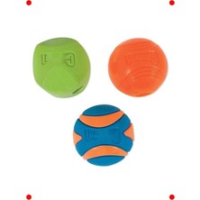 MarkEntegra 3'lü Köpek Oyun Topu Seti - Çeşitli Boyut ve Özelliklerde