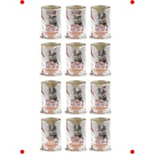 MarkEntegra Somonlu Yetişkin Kedi Konservesi 12X415G, %95 Protein