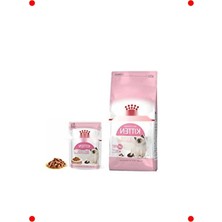 MarkEntegra Yavru Kedi Kuru Mama (2 Kg) + Yaş Mama (2 Adet) Seti