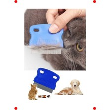 MarkEntegra Kedi Köpek Pire Bit Tarağı, Evcil Hayvan Temizleme Tarağı