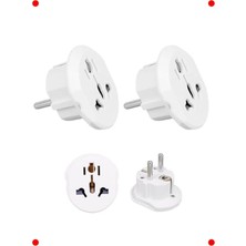 MarkEntegra Evrensel Seyahat Fiş Adaptörü (2 Adet)