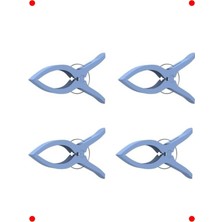 MarkEntegra 4 Adet Büyük Çok Amaçlı Plaj H Mandalı