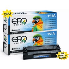 Ero Print HP LaserJet Pro 4103fdn Çipli Muadil Toner - 3000 Sayfalık - 2'li Avantaj Paket