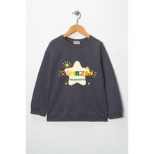 Dekim Moda Sweatshirt Çocuk "ramazan Paylaşmaktır" Baskılı Pamuklu