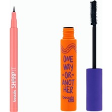 Beaulis Keçeuçlu 100 Black Eyeliner & Beaulis 100 Black Extra Volume Maskara