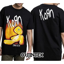 Korn Siyah Erkek Tişört S