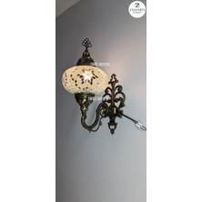 Zemaris Hediyelik El Yapımı Otantik Mozaik Duvar Apliği (Büyük Camlı)