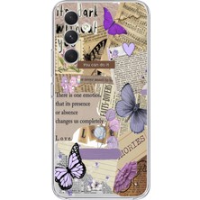 Manitoba Samsung Galaxy A04S Uyumlu Baskılı Yumuşak Silikon Şeffaf Telefon Kılıfı