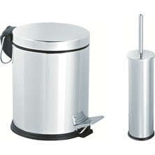 Mk Yapı Mk Banyo Seti 3 Litre Kova&klozet Fırçası Krom