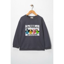 Dekim Moda Sweatshirt Çocuk "ramazan Süper Kahramanları" Baskılı Pamuklu