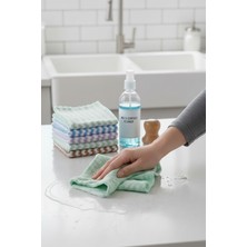 Gül Ev Tekstil Ürünleri 6'lı Premium Mikrofiber Temizlik Bezi Seti - Ultra Emici Dokulu - Tüm Yüzeyler Için Özel Seri