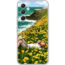 Manitoba Samsung Galaxy S25 Uyumlu Baskılı Yumuşak Silikon Şeffaf Telefon Kılıfı