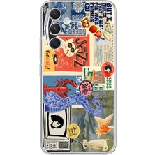 Manitoba Samsung Galaxy S25 Fe Uyumlu Baskılı Yumuşak Silikon Şeffaf Telefon Kılıfı