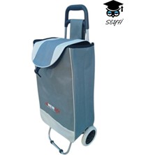 Pazar Arabası 2 Tekerli Dolgu Teker Gri