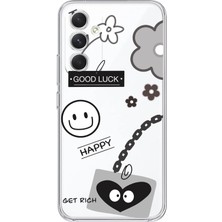 Manitoba Samsung Galaxy S25 Fe Uyumlu Baskılı Yumuşak Silikon Şeffaf Telefon Kılıfı