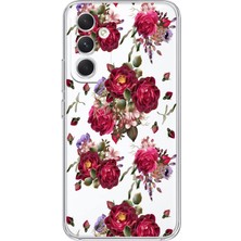 Manitoba Samsung Galaxy M34 Uyumlu Baskılı Yumuşak Silikon Şeffaf Telefon Kılıfı