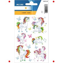 MarkEntegra Tek Boynuzlu At Temalı Çocuk Çıkartma Seti (51 Adet)