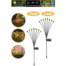 Eser Ticarett Solar Ateş Böceği Bahçe Lambası Güneş Enerjili LED Çim Aydınlatma Dekoratif Dış Mekan