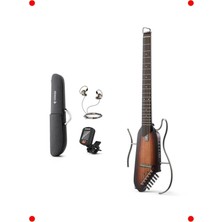 MarkEntegra Seyah ve Prik Için Sessiz Gitar (Sunrst)