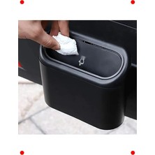 MarkEntegra Portatif Kapaklı Araç Içi Çöp Kutusu (Organizer)