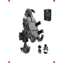 MarkEntegra Şok Emici Motosiklet/bisiklet Telefon Tutucu