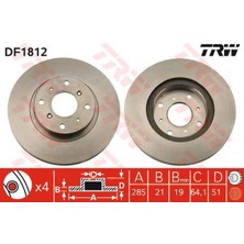 Ölmez Oto Yedek Parça Fren Diski Ön Rover 800 8697 Hk