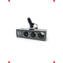 MarkEntegra Araç Çakmak Çoklayıcı ve USB Şarj Soketi