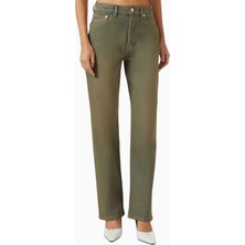 EB Denim High-Rise Straight Jeans, Lüks Premium Denim ile Kusursuz Siluet