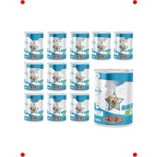 MarkEntegra Yetişkin Köpekler Için Balıklı Yaş Mama Pate (12X400G)
