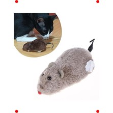 MarkEntegra Kurmalı Kedi Peluş Fare Oyuncağı, Interaktif Eğitim