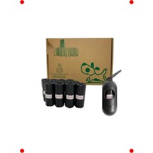 MarkEntegra Evcil Hayvan Dışkı Poşet Seti & Kapsül (180 Adet) - Siyah